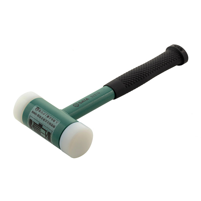 Búa cao su cán ống thép 60mm Đầu búa bằng nhựa có thể thay thế Tay cầm bằng ống thép chắc chắn SATA 92615