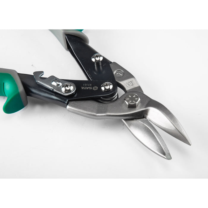 Kéo cắt tôn mũi cong trái 10inch/250mm
Lưỡi làm bằng thép crom SATA 93101