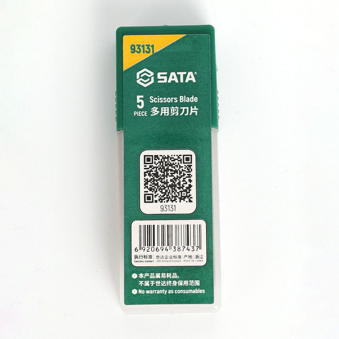 Hộp 5 lưỡi dao thay thế SATA 93131. Phù hợp dành để thay thế lưỡi kéo của SATA 93130