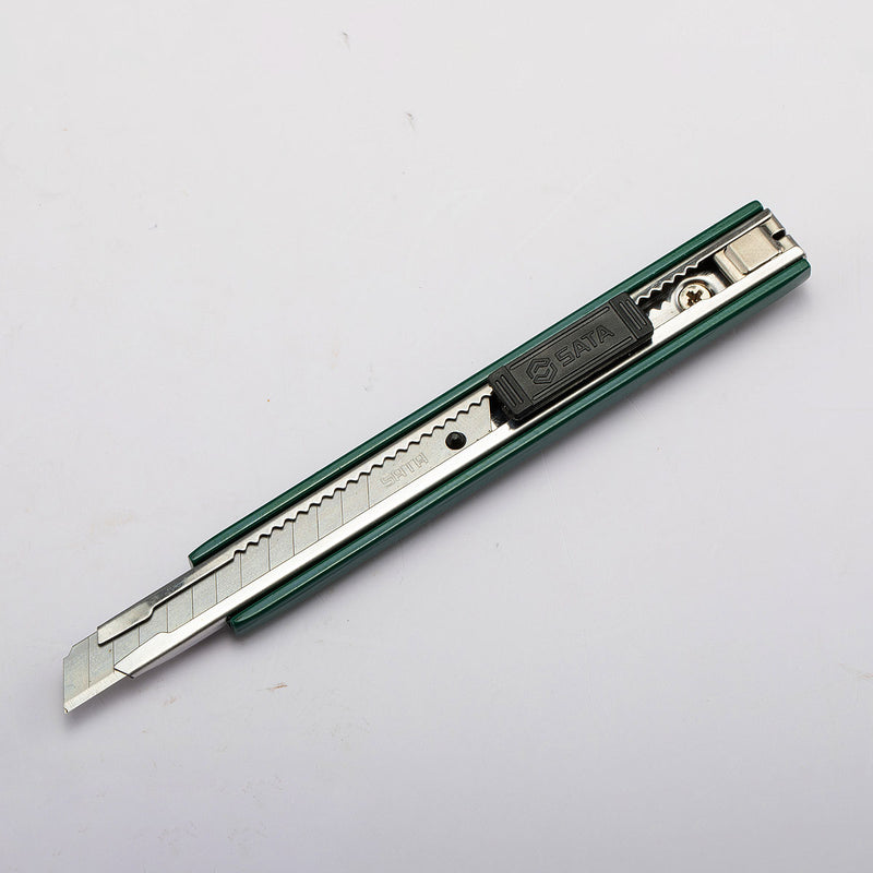 Zinc Alloy Utility Knife, 13-point, 9x80MM SATA 93424A