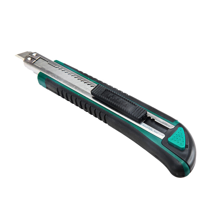 Dao rọc giấy SATA 93427 kích thước 9 x 80mm, tay cầm bọc cao su