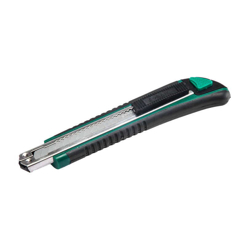 Dao rọc giấy, cán bọc cao su SATA 93427 kích thước 9mm x 80mm