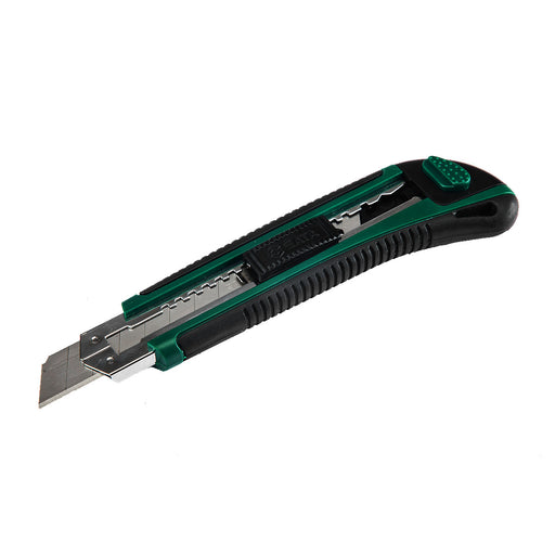 Dao rọc giấy SATA 93428 cán bọc cao su chống trượt lưỡi 18mm 8 đoạn.