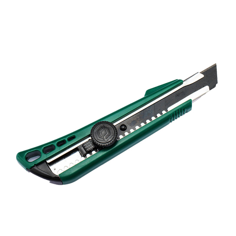 Dao rọc giấy SATA 93429 kích thước 18 x 100mm, tay cầm bọc nhựa ABS