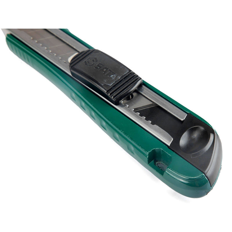 Dao chuyên dụng 18mm Thân hợp kim + tay nắm chuyên nghiệp Lưỡi dao bằng thép SK2 không gỉ SATA 93430