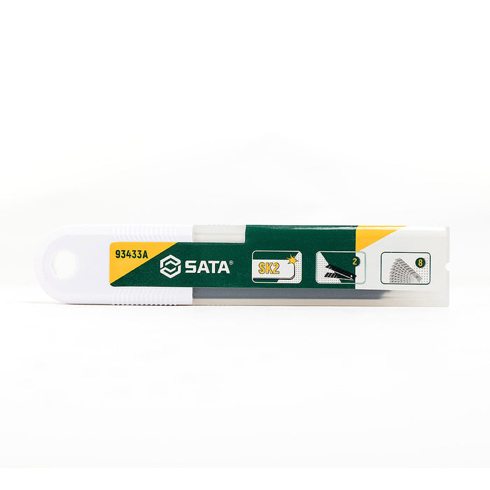 Bộ 10 lưỡi dao 18mm x 100mm thép SK2, SATA 93433A