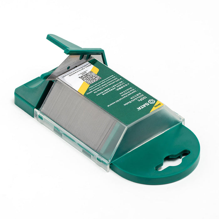 Bộ 100 lưỡi dao rọc giấy SATA 93435A, chất liệu thép SK2