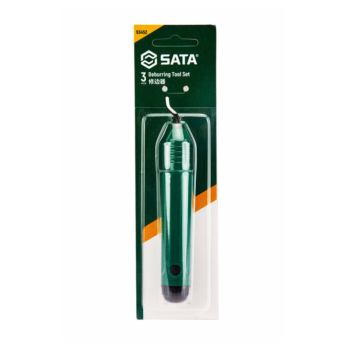Bộ dụng cụ nạo ba via ống kim loại SATA 93452 3 chi tiết