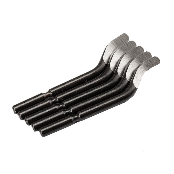 Hộp 5 lưỡi nạo ba via tiêu chuẩn SATA 93453 bằng thép gió M2 HSS độ cứng cao.