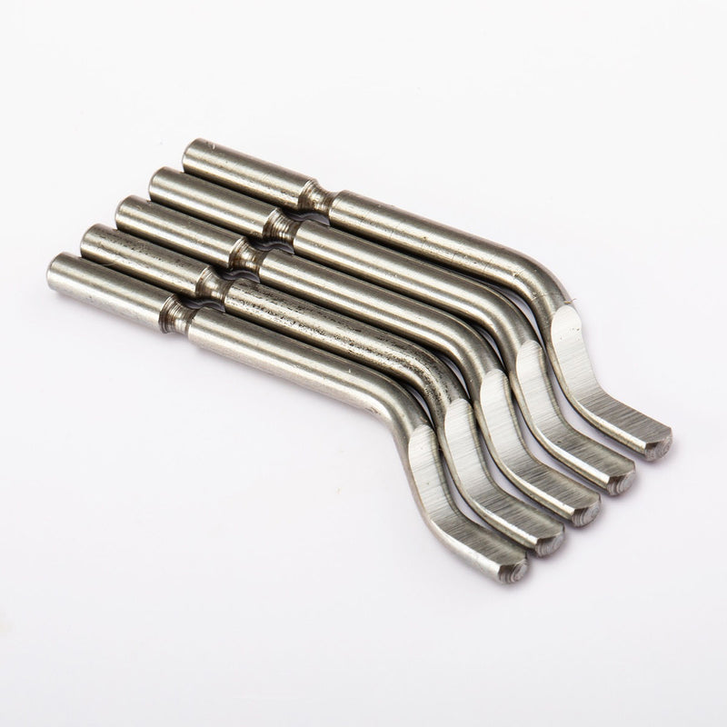 Bộ 5 lưỡi dao nạo ba via ống kim loại SATA 93455 chất liệu thép HSS, loại trung bình