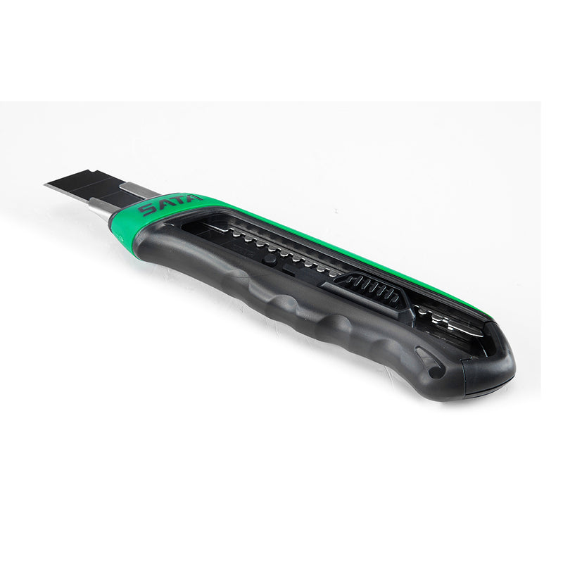 T series, Utility Knife With ABS and TPR Handle, 18MM SATA 93482