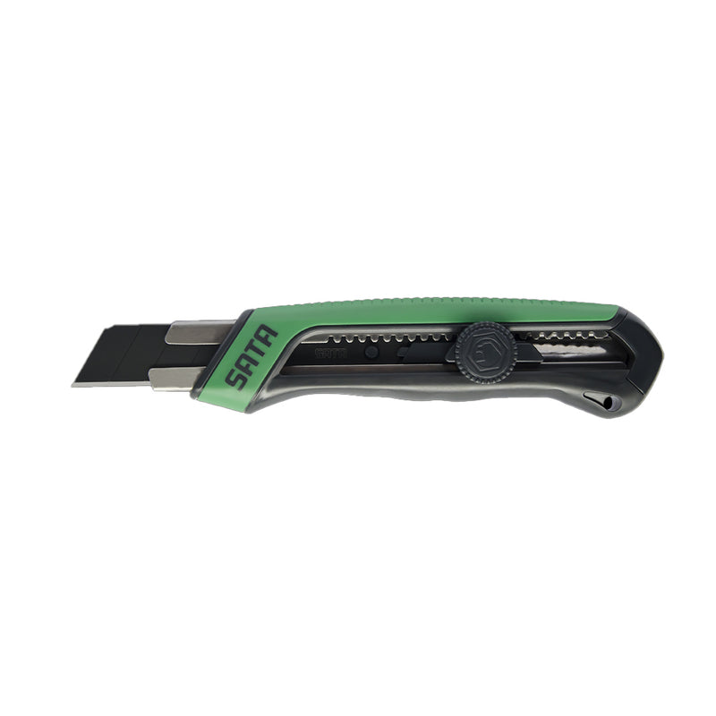 T series, Utility Knife With ABS and TPR Handle, 25MM SATA 93483
