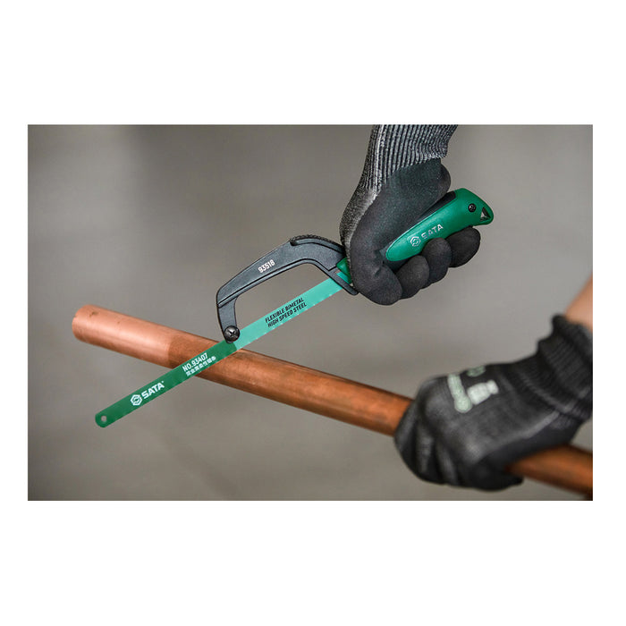 Cưa sắt cán nhôm mini cầm tay 10inch  SATA 93518