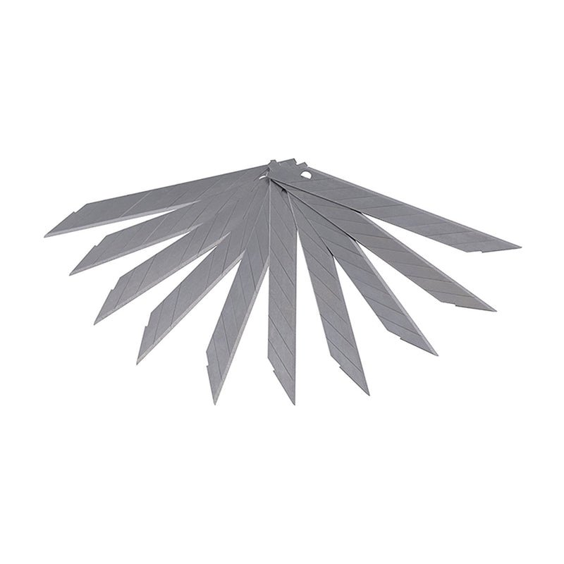 10枚入り シャープアングルブレード、9ポイント、9x73mm SATA 93617