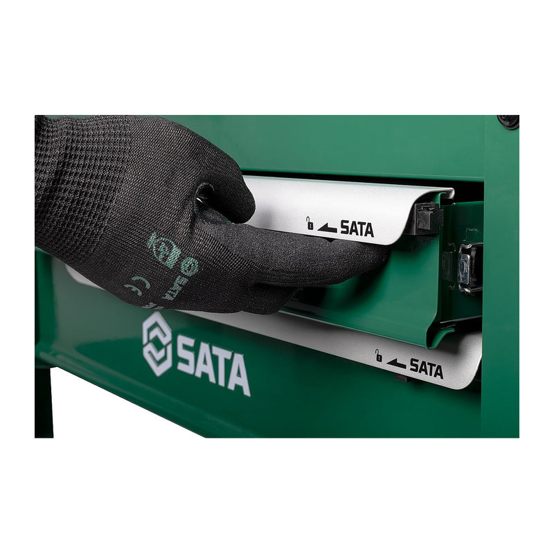 Tủ dụng cụ kiểu xe đẩy 2 ngăn có nắp trượt SATA 95112