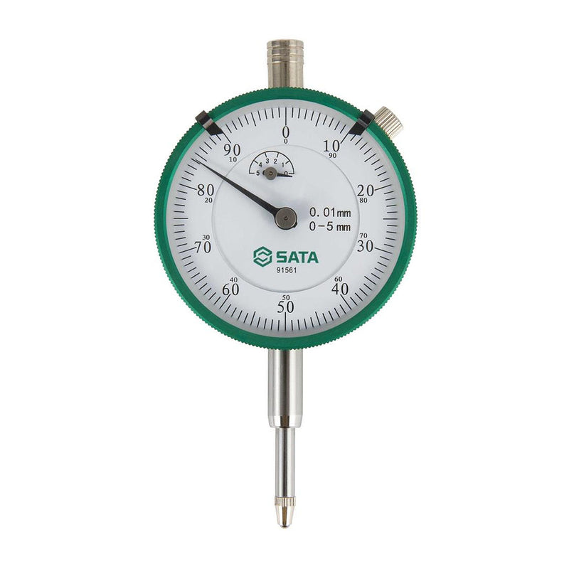 Đồng hồ so cơ khí SATA 91561 phạm vi 0-5mm độ chia 0.01mm đo chính xác.