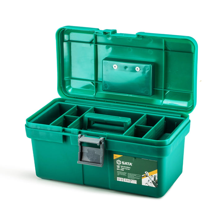 Thùng đồ nghề nhựa 16inch
Quy cách: 400 x 225 x 203mm
Chất liệu: nhựa ABS cứng chống va đập SATA 95162