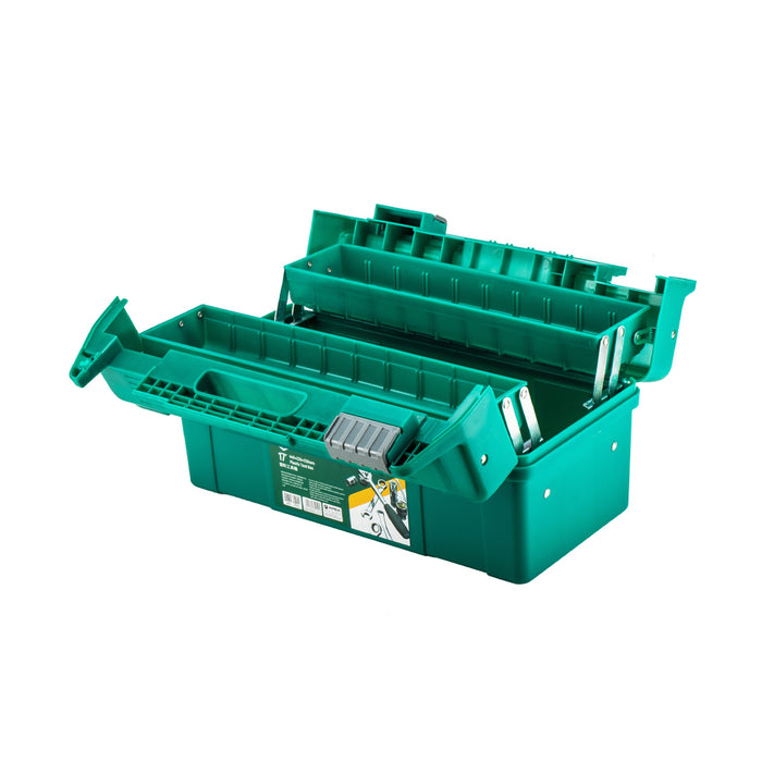 Thùng đồ nghề nhựa 3 ngăn 17inch
Quy cách: 440 x 230 x 250mm
Chất liệu: nhựa ABS cứng chống va đập SATA 95166