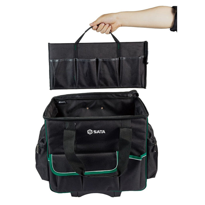 Túi đựng đồ nghề có xe đẩy 17inch SATA 95188