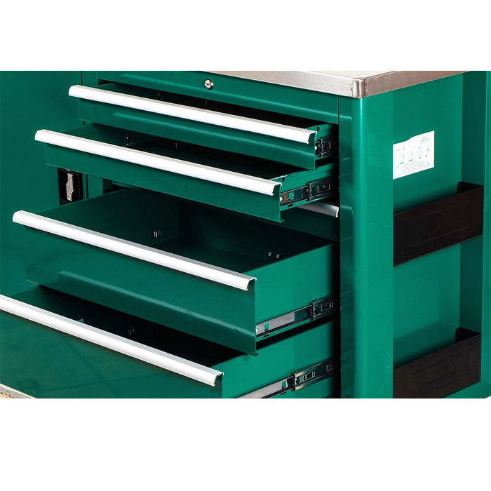 Xe đẩy dụng cụ 5 ngăn kéo, kèm bàn làm việc SATA 95208