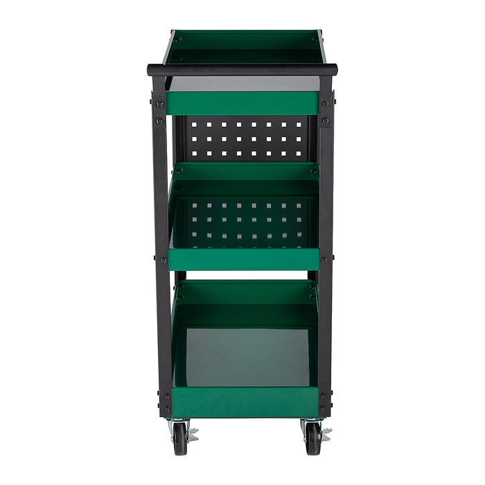 Xe đẩy đựng dụng cụ có 3 khay, kích thước: 750x373x900mm, dùng trong garage sửa xe ô tô, SATA - 95222B