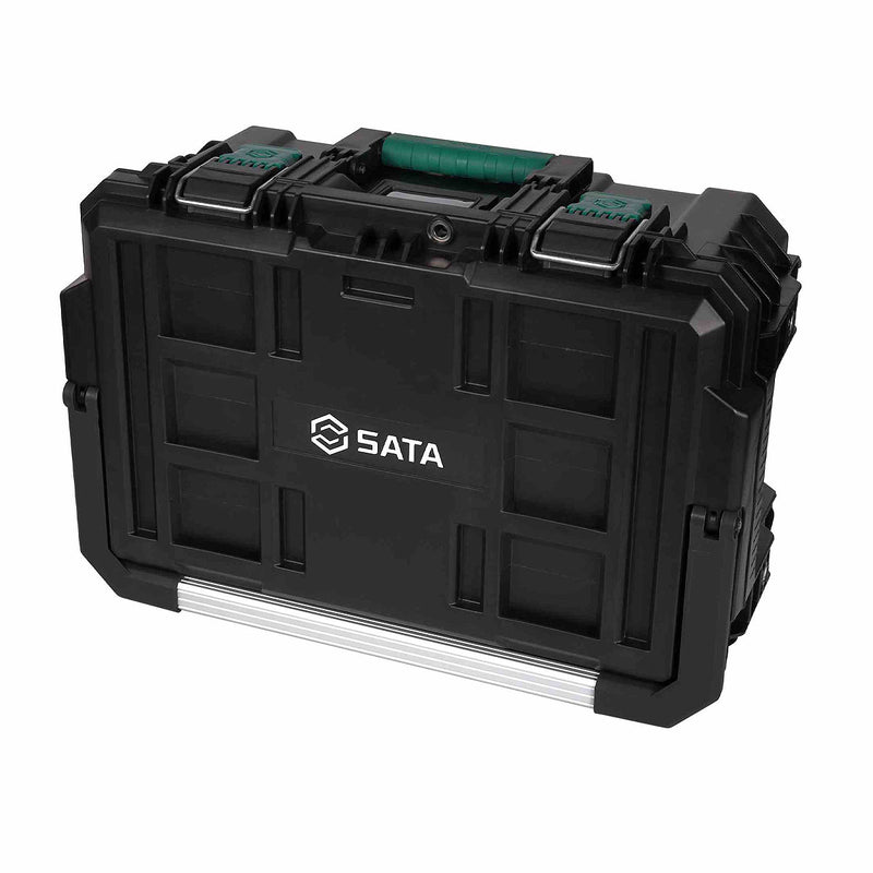 Thùng đựng dụng cụ chống ẩm, kiểu xếp chồng SATA 95321 dung tích 40 lít