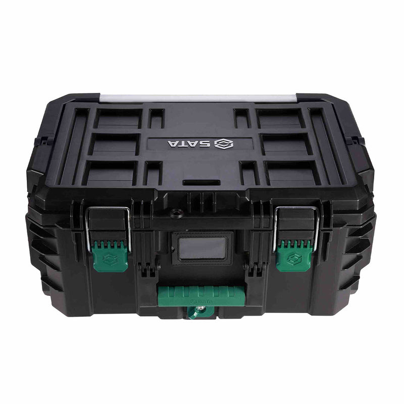 Thùng đựng dụng cụ chống ẩm SATA 95321 40L, xếp chồng, IP65, nhựa PP chịu lực, lưu trữ chuyên nghiệp.