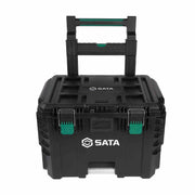Thùng đựng dụng cụ SATA 95322 65L chống ẩm, có bánh xe, tay kéo, xếp chồng
