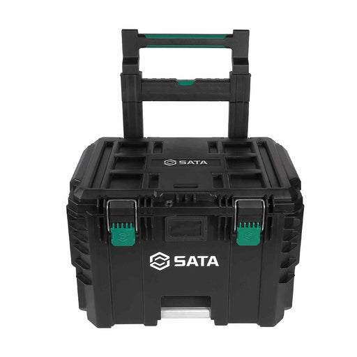 Thùng đựng dụng cụ SATA 95322 65L chống ẩm, có bánh xe, tay kéo, xếp chồng
