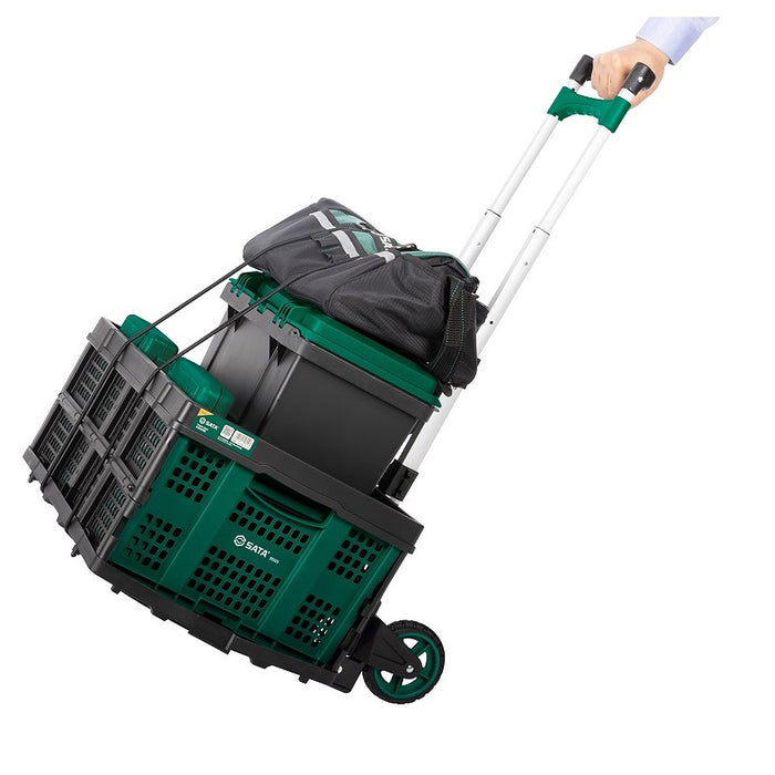 Xe đẩy hàng 2 bánh gấp gọn SATA 95502