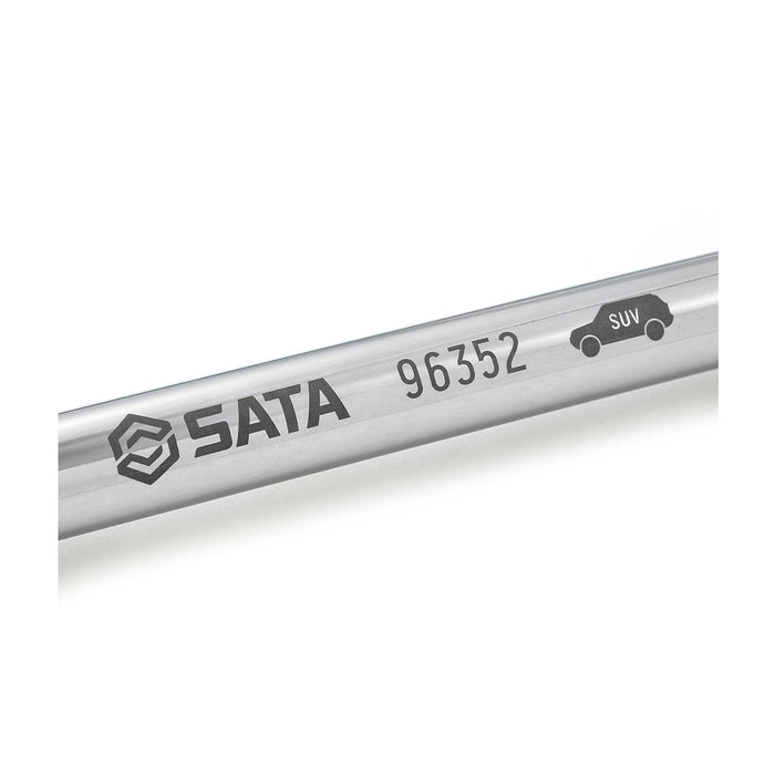Cờ lê lực tự động lực siết 138Nm, cốt 1/2 inch, cần dài 57.8cm, dùng trong garage sửa xe ô tô, SATA - 96352