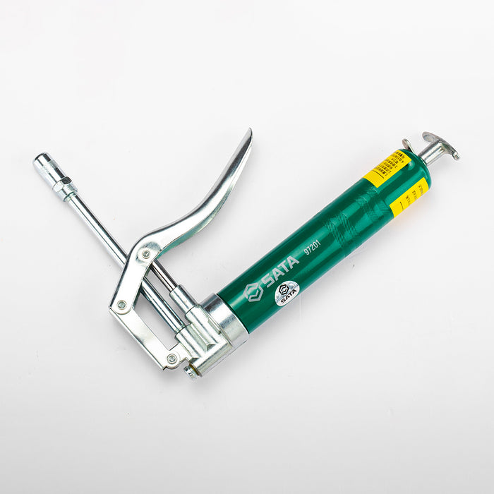 Súng bơm mỡ dung tích 100cc, áp lực lực tối đa 4.000 PSI, tay cầm hợp kim nhôm SATA 97201