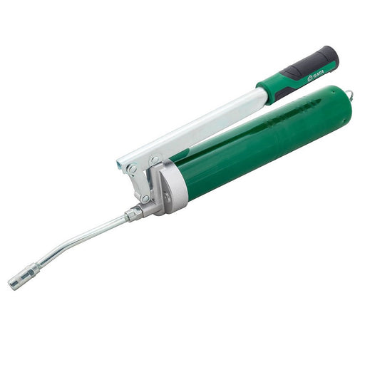 Súng bơm mỡ cầm tay SATA 97208 dung tích 600cc, áp suất 4500 PSI, chuyên dụng hộp mỡ 14oz.