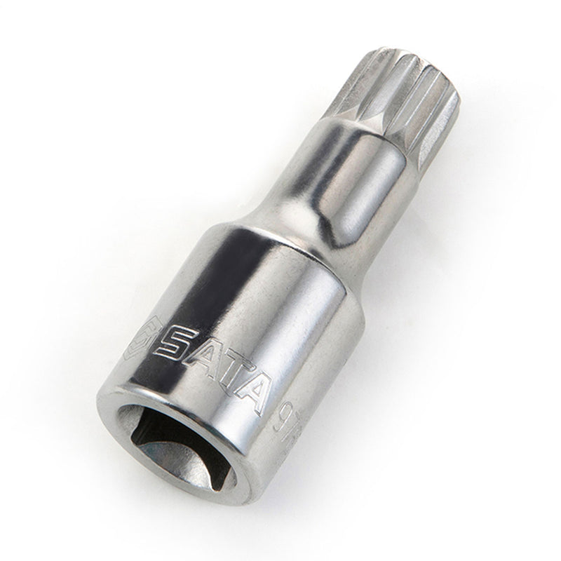 Đầu tuýp M16 SATA 97631 cốt 1/2 inch chuyên dụng mở ốc xả nhớt xe, thép Cr-V
