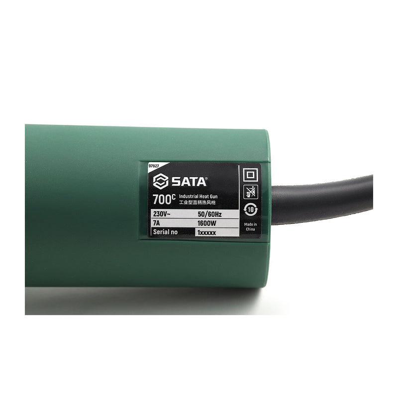 Súng khò nhiệt công nghiệp dáng thẳng SATA 97927 công suất 1600W