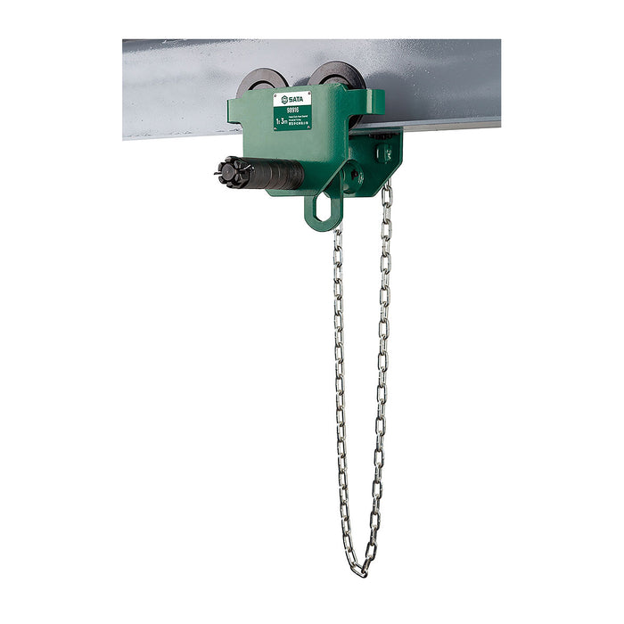 Con rùa chạy dầm kéo pa lăng xích SATA tải trọng từ 1 tấn - 5 tấn, chiều cao vận hành 3m