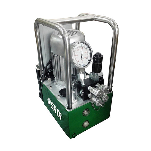Máy bơm thủy lực SATA 99032 1100W động cơ không chổi than, 2 cổng, áp suất 700 bar