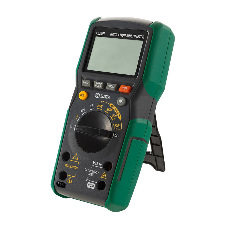 Đồng hồ vạn năng SATA AE3501 đo điện trở cách điện 2 trong 1, có que đo điều khiển từ xa