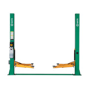 Cầu nâng 2 trụ giằng dưới SATA tải trọng 4 tấn, nâng hạ ổn định, an toàn.