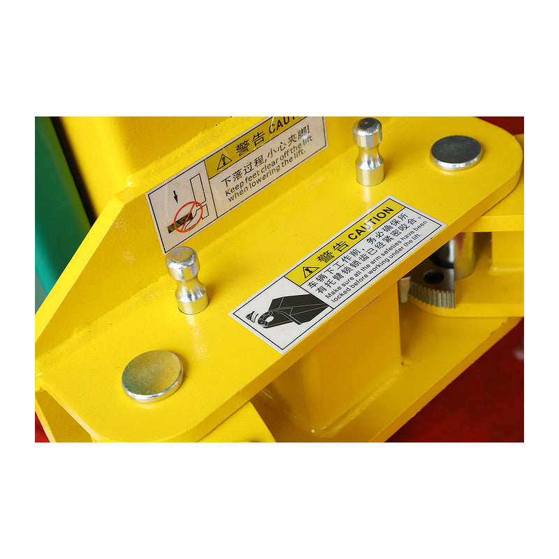 Cầu nâng 2 trụ giằng trên mở khóa điện SATA tải trọng 4 tấn
