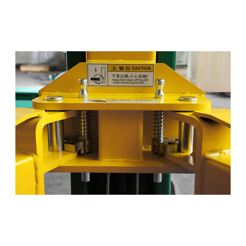 Cầu nâng 2 trụ giằng trên mở khóa điện SATA tải trọng 4 tấn