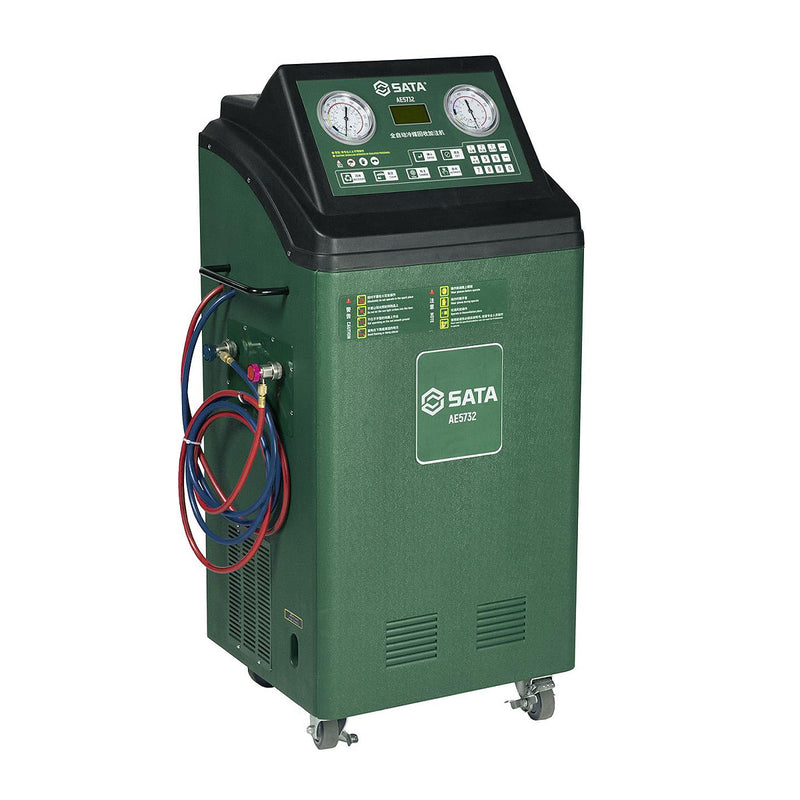 Máy thu hồi, tái chế, hút chân không và nạp gas điều hòa ô tô SATA AE5732