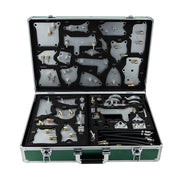 Bộ đầu nối thay dầu hộp số tự động 90 chi tiết SATA AE5753: Ốp lưng máy thay dầu hộp số tự động SATA AE5751, AE5752, 90 chi tiết, hợp kim nhôm, thép, đầu nối nhanh, chuyên dụng cho gara ô tô.