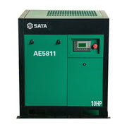 Máy nén khí trục vít SATA AE5811 7.5kW 10HP làm mát bằng gió, lưu lượng 1.0m³/phút, áp suất 8 bar