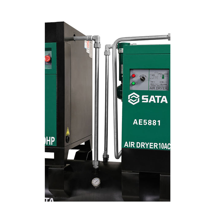 Máy nén khí 4 trong 1 SATA AE5818 công suất 7.5kW, dung tích 340L