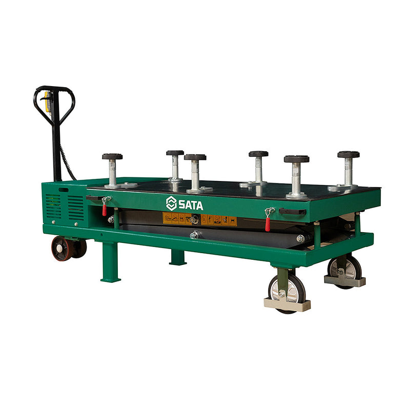 Bàn nâng di động tháo lắp pin xe điện SATA AE5828 tải trọng 1 tấn