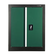 Tủ dụng cụ 2 cánh SATA AE5990-2 màu xanh lá, lưu trữ chuyên nghiệp.