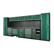 Hệ tủ dụng cụ SATA AE5990B modular workstation chuyên nghiệp cho gara ô tô, xưởng dịch vụ, tủ treo, tủ đứng, bàn thao tác Inox.