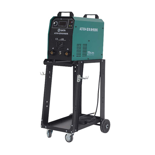 Máy hàn đinh nhôm SATA AE7004 phục hồi thân vỏ ô tô, hàn đinh M4-M8 hợp kim nhôm, gara chuyên nghiệp.