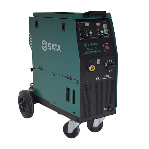 Máy hàn MIG/MAG SATA AE7021-3 thông minh chuyên dụng cho sửa chữa vỏ ô tô, hàn thép mỏng, súng Binzel.